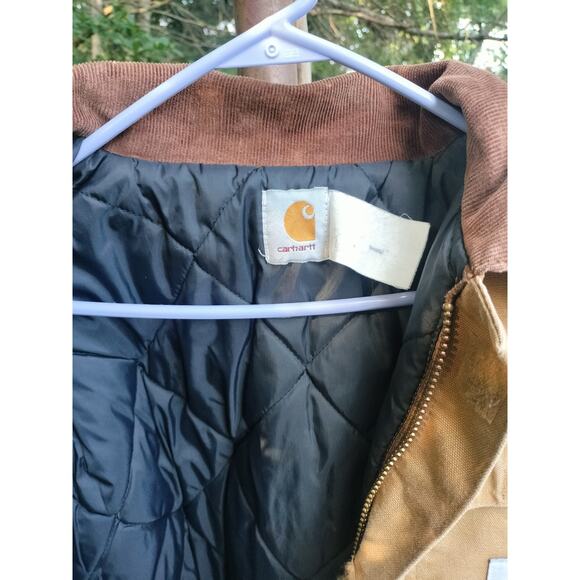 Carhartt Quilted Duck Canvas Jacket Coat No Tag Fits Like L/XL Mens - Picture 4 of 9